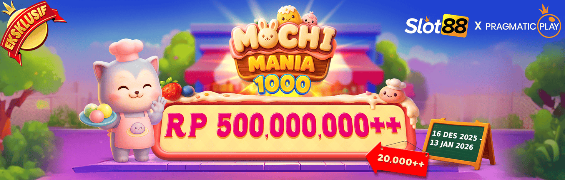 SLOT88 X PP - SLOT88: MOCHI MANIA 1000 BAGI KADO!